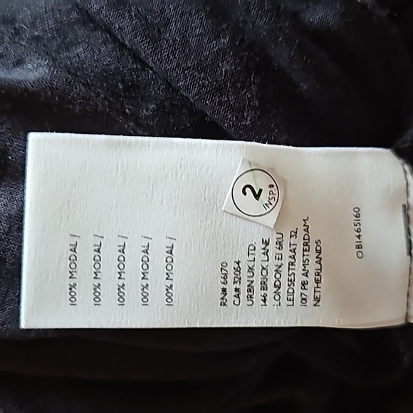 Pilcro Long Sleeve Black Snap Front Top with Ruched Sleeves Women's Size Small - Picture 13 of 13